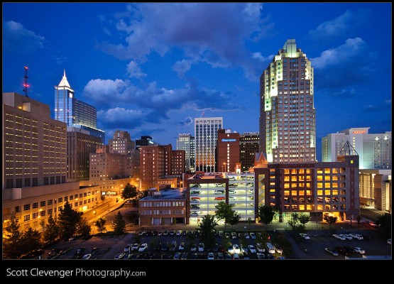 Raleigh skyline