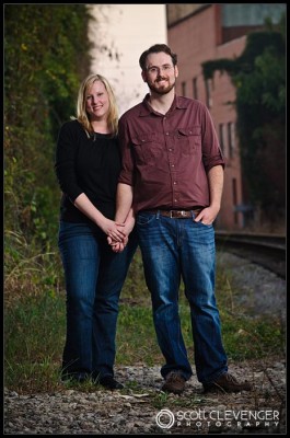 Sarah and Ryan Engagement Photos by Scott Clevenger Photography