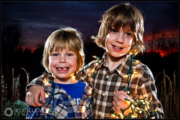 Custom Family Christmas Card - Scott Clevenger Photography